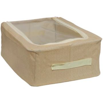 BESK Uzglabāšanas kaste 40x30x15cm ar vāku, un log