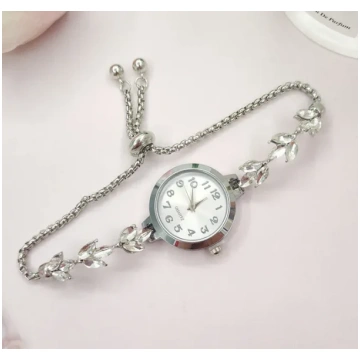 "BLOSSOM" BRACELET WATCH - Silver