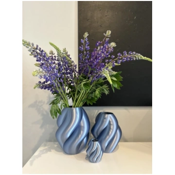 Ziedu vāze "Bubble Sapphire Blue" Eizenthal