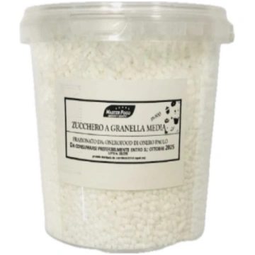 Zucchero a granella media barattolo da kg.1 MFood