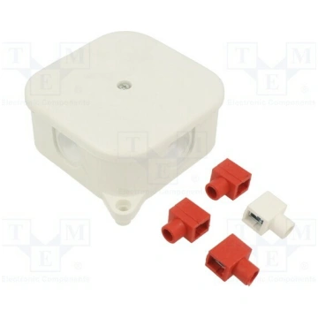 Enclosure: junction box; X: 75mm; Y: 75mm; Z: 30mm