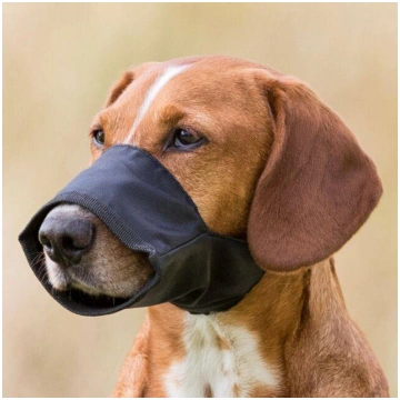 Trixie Muzzle Nylon uzpurnis suņiem, melns, regulē