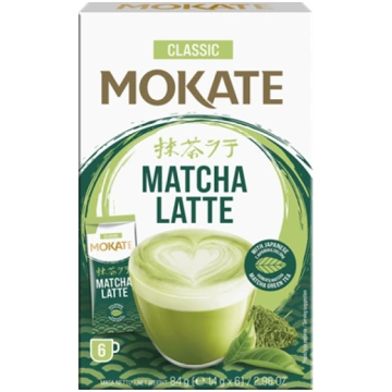 Šķistošais dzēriens MOKATE Latte Matcha Classic 14