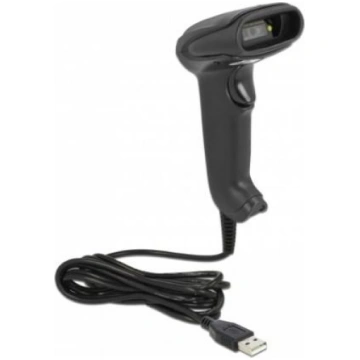 DeLOCK USB Barcode Scanner 1D and 2D with connecti