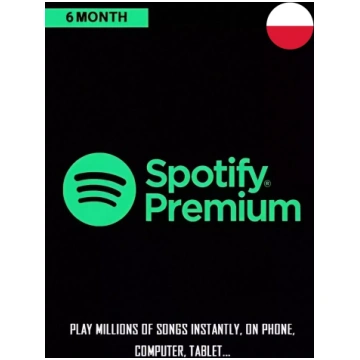 Spotify Poland 6 Month Gift Card MISSING