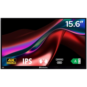 Verbatim Portable Touchscreen Monitor PMT-15-4K |