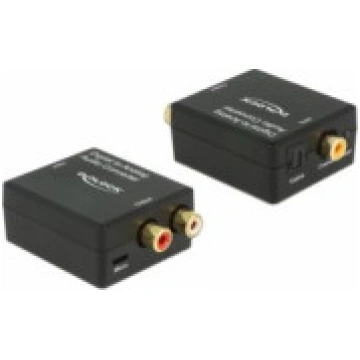 Delock Toslink AV adapteris RCA (Cinch) melns (634