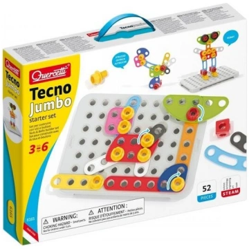 Konstruktors Quercetti Tecno Jumbo, 6165, 52 d