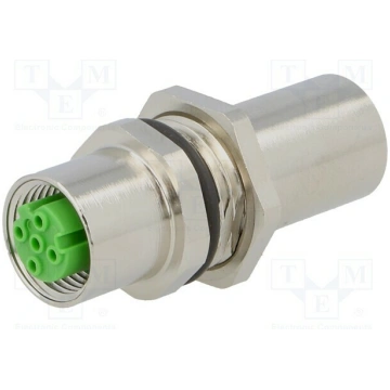 Coupler; M12 female D coded,both sides; D code-Eth