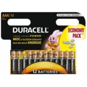 Duracell LR03 AAA Batteries - 12 Pack 500039420338
