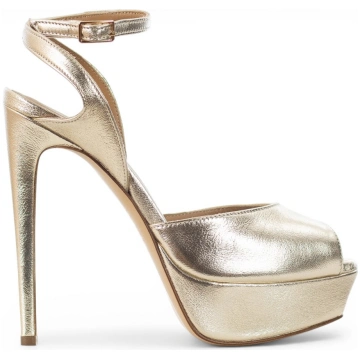 WO MILANO - Sandal laminated leather with ankle st