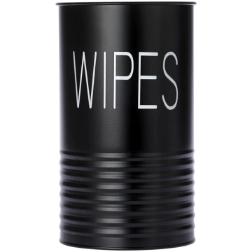 OGA Black Black Wet Wipe Box Apaļa mitro salvešu d
