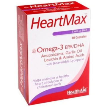Heartmax with Omega 3 60 Capsules HealthAid