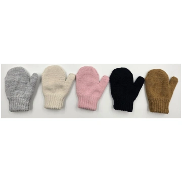Adīti cimdi dūraiņi 2 slāņi 11 cm, 0-1g., NO161