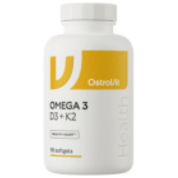 Zivju eļļa / Omega 3 D3 + K2 - 90 kapsulas Ostrovi
