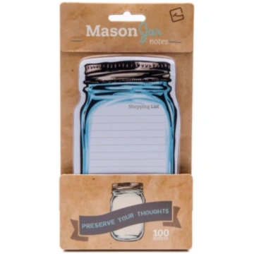 Mason Jar Sticky Notes THINKING GIFTS LTD