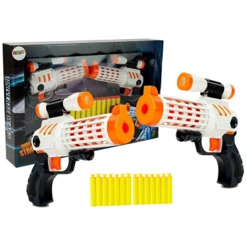 Rotaļlietas zēniem - Set of guns + foam cartridges