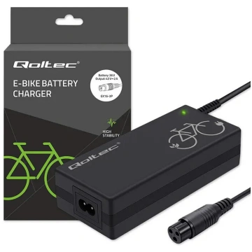 Lādētājs QOLTEC elektroskābeklim 36V 42V 2A 3P GX1