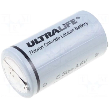 Battery: lithium | 3.6V | C | soldering lugs | Ø26