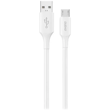 Dudao L2SM USB-A / micro USB 6A cable 1.2 m - whit