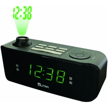 Eltra Clockradio Kasia (Kate) with projector, blac