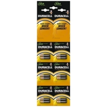 LR03/AAA baterijas 1.5V Duracell BASIC sērija Alka