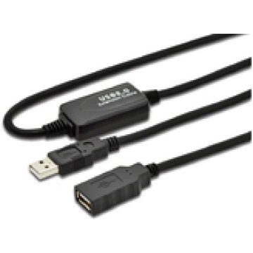 MicroConnect Active USB 2.0 cable A-A M-F With int
