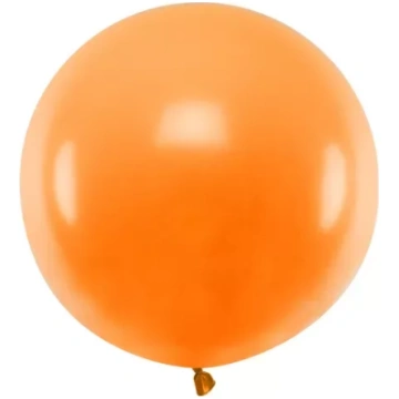 60 cm lateksa balons mandarīna krāsa - 1 gb. Party