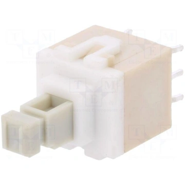 Switch: keypad | Pos: 2 | DPDT | 0.1A/32VDC | whit