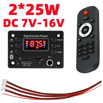 50 W DIY pastiprinātājs Bluetooth 5.0 MP3/WMA/WAV/