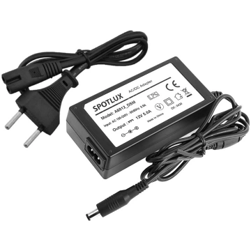 Barošanas bloks 60W 12V 5A 5.5/2.5mm IP20 Plastmas