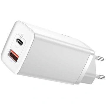 Adapteris Baseus MOBILE CHARGER WALL 65W / WHITE C
