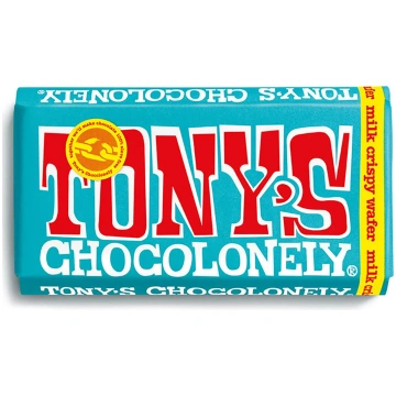 Tony's Chocolonely Milk Chocolate with Crispy