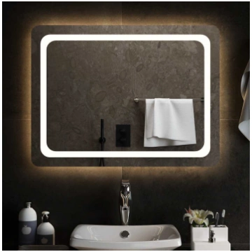 Vannasistabas spogulis ar led, 80x60 cm