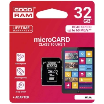 GOODRAM memory card Micro SDHC 32GB Class 10 UHS-I