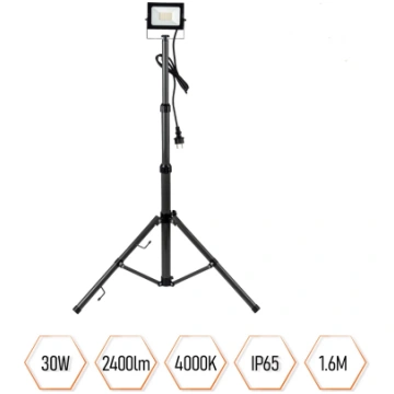 LED prožektors ar statīvu SPECTOR LIGHT Tripod, IP