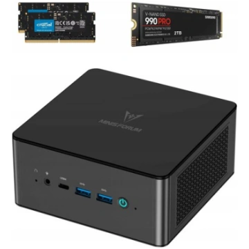 Dators Mini PC RYZEN 9 8945HS, 780M, 32GB DDR5 / 2
