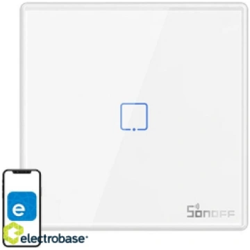 Smart Wireless Wall Switch Sonoff T2EU1C-RF 433MHz