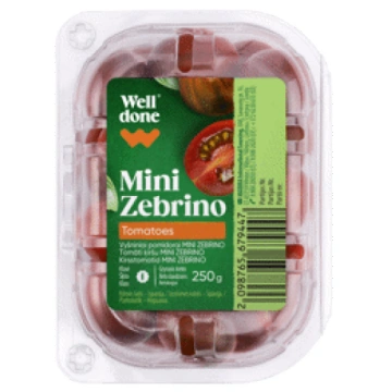Tomāti ķiršu Mini Zebrino WELL DONE 250g