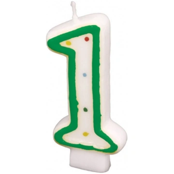 AMSCAN Numeral Candle 1 ( 550281 ) konstruktors