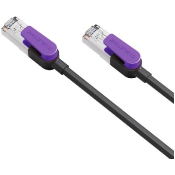 Cat8 S/STP kabelis, 3 m, melns Cabletime