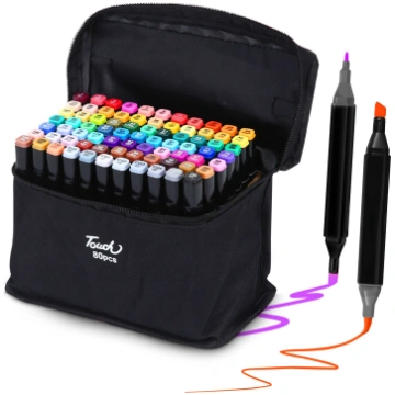 Extralink Alcohol marker set 80 colors dual tips (