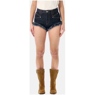 Isabel Marant Eneidala denim shorts Spazio Pritell