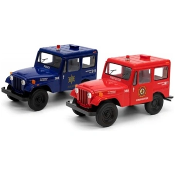 Metāla auto modelis 1971 Jeep DJ-5B (Police/ Firef