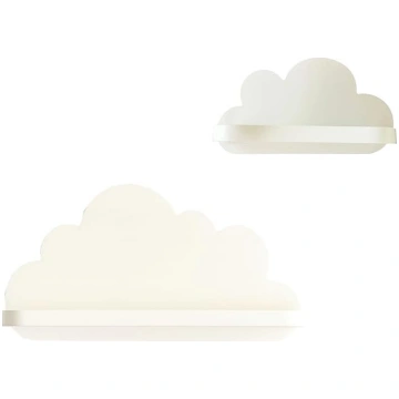 Cloud Shelf Set - 2 Wall Shelves Cloud White for C