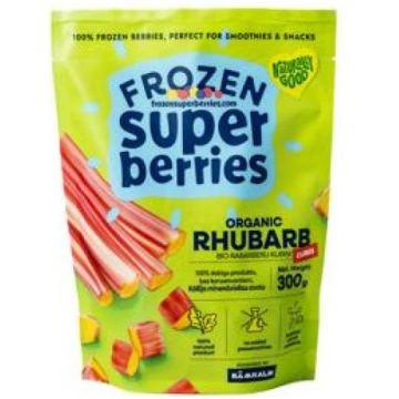 Saldēti BIO rabarberu kubiņi 300g