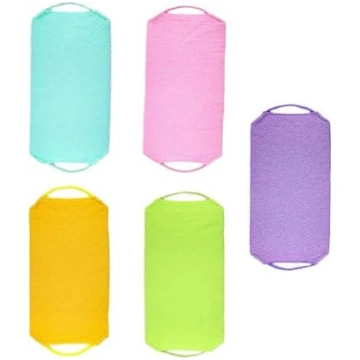 Generic 5 Stück Dusch Rückenpeeling mit Kordelzug
