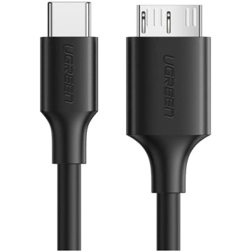 USB-C - micro USB-B SuperSpeed 3.0 1m kabelis, mel