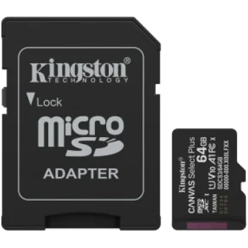 Atmiņas karte Kingston MicroSDXC 64GB Canvas Selec