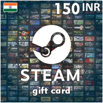 Steam Wallet dāvanu karte 150 INR - Steam atslēga 